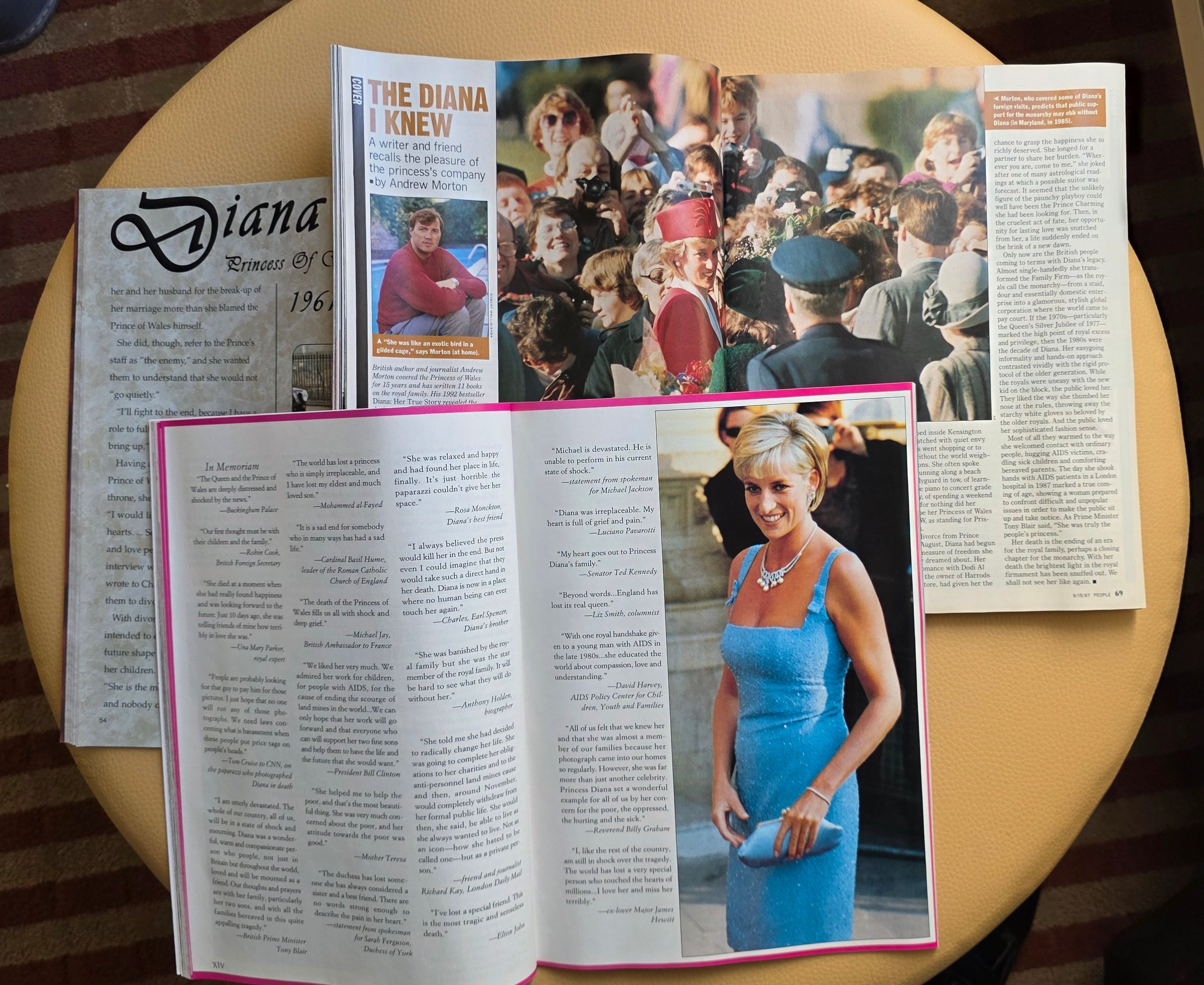 Princess Diana Tribute Magazine Set (3) – Memorial Issues – 1997 – Royal Family Collectibles