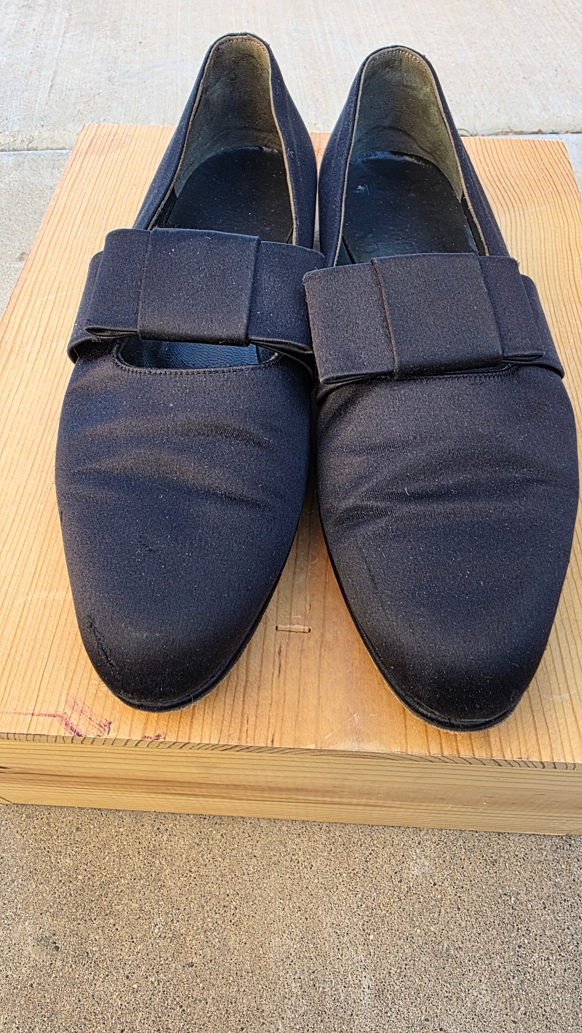 Vintage Giorgio Armani Black Strap Loafers | Minimalist Designer Flats | Made in Italy