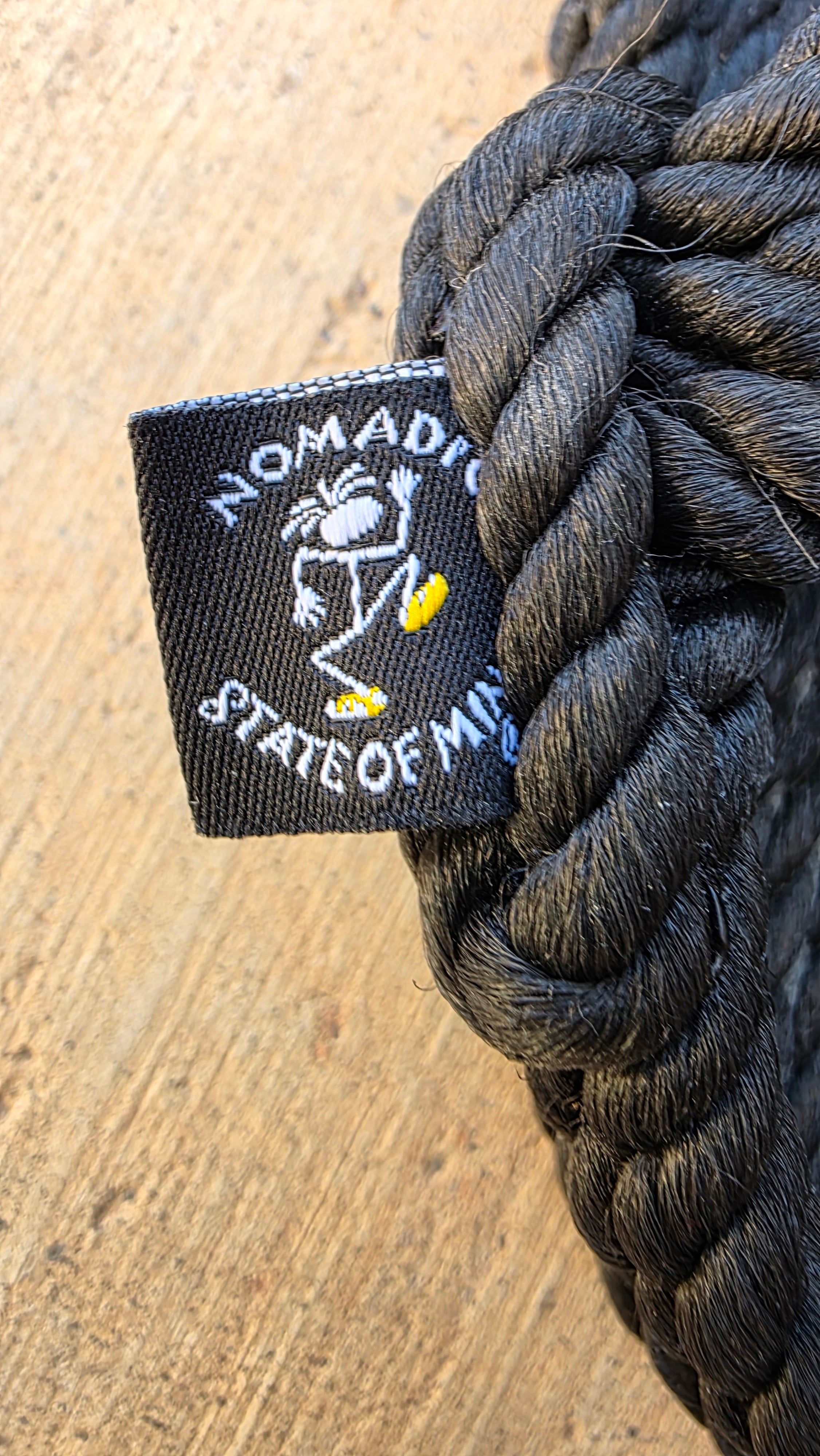 Nomadic State of Mind Black Rope Sandals – Handmade Desert Punk