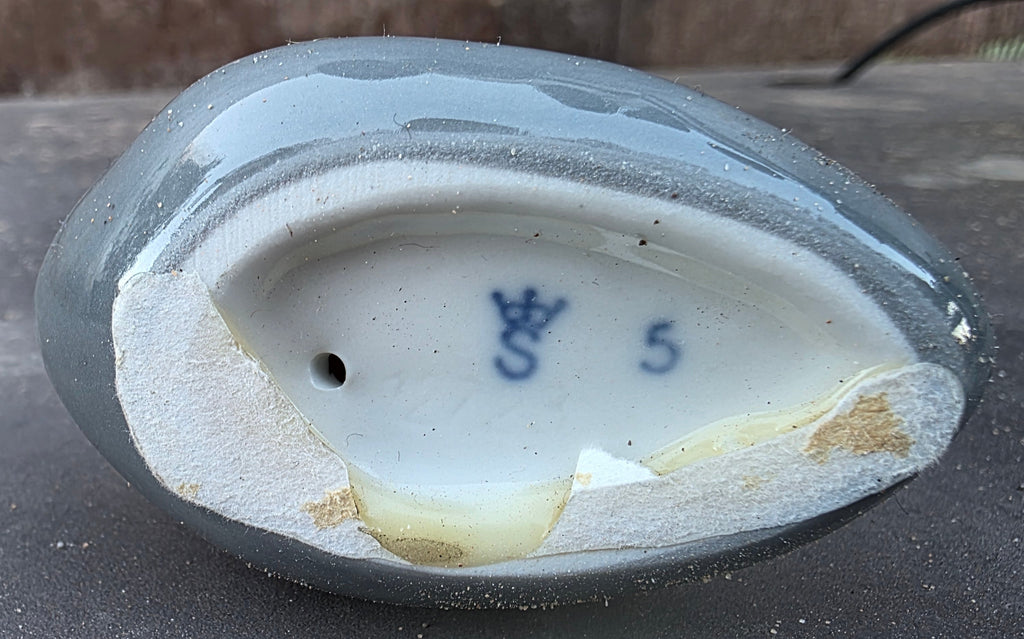 Vintage Edward Eriksen Danish Porcelain Nude Figure – Signed Scandinavian Art Sculpture