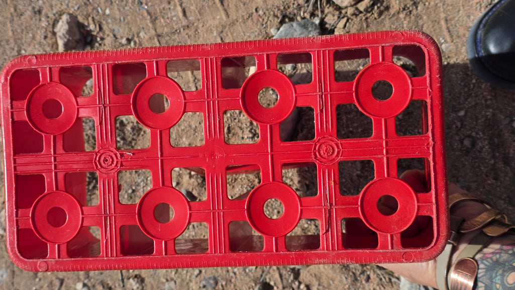 Vintage Coca-Cola Red Plastic Bottle Carrier – 8 Bottle 16oz Coke Crate (1970s) set of 2