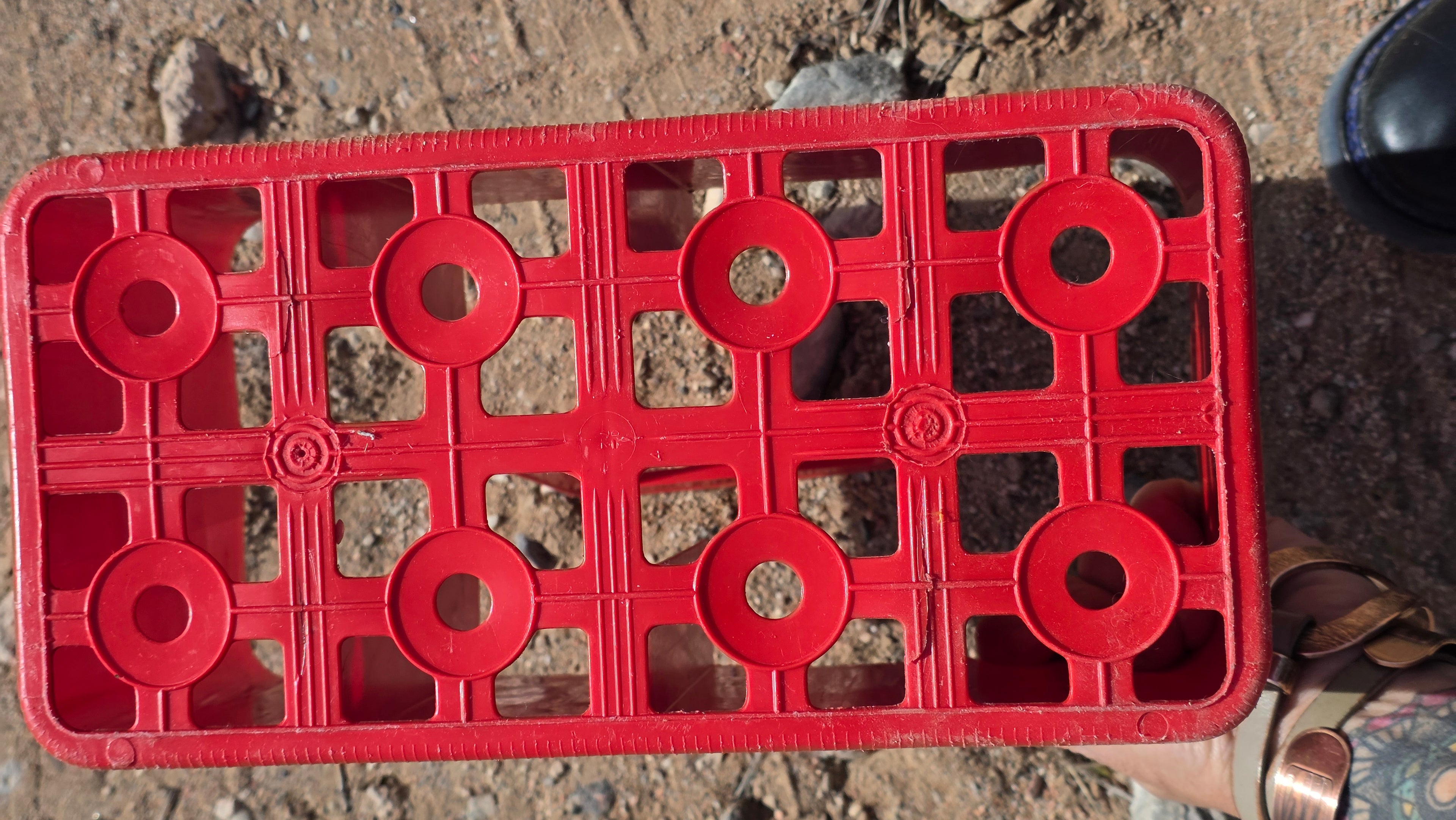 Vintage Coca-Cola Red Plastic Bottle Carrier – 8 Bottle 16oz Coke Crate (1970s) set of 2