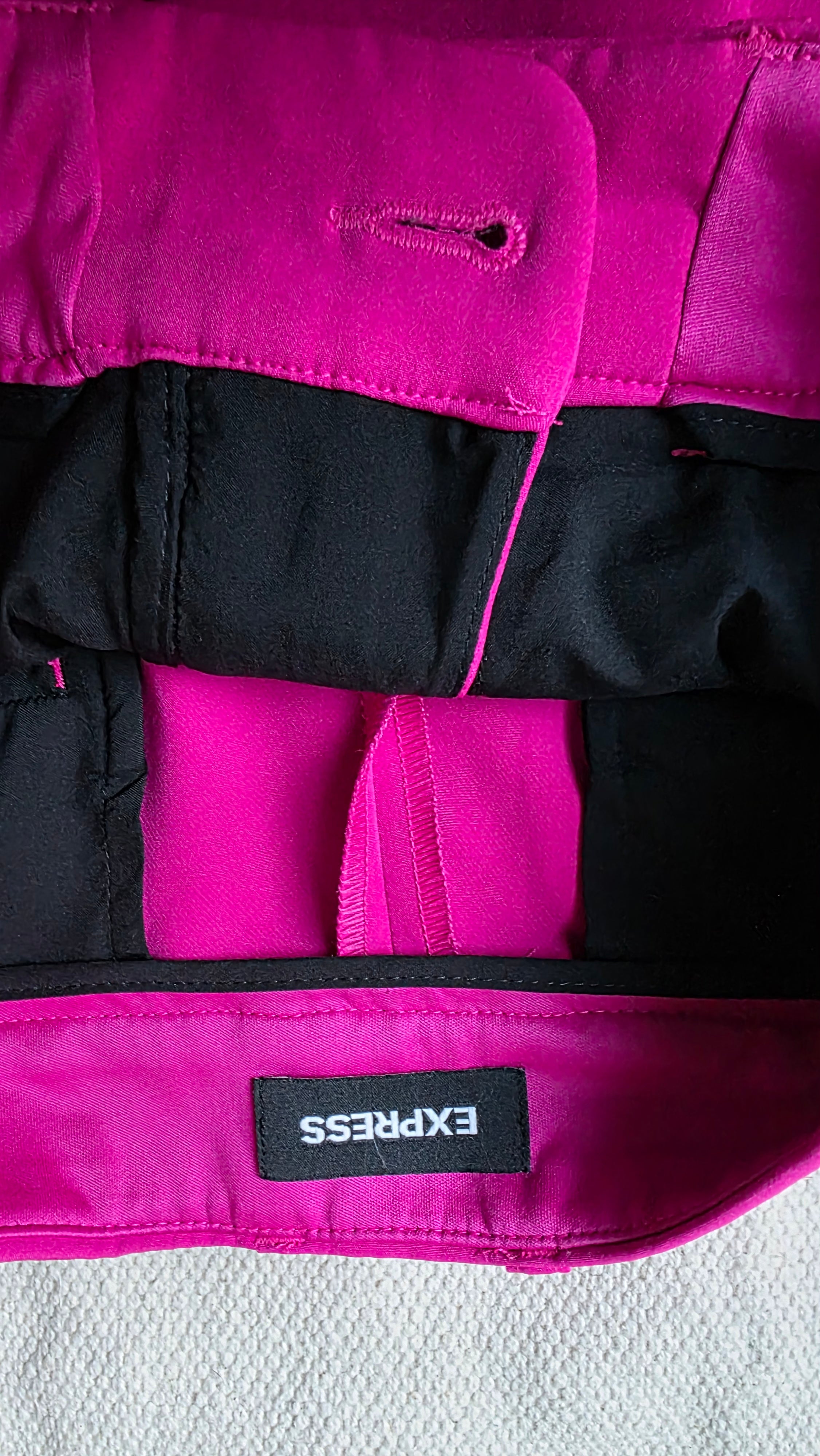 Express Hot Pink Tailored Ankle Pants – Women’s Size 4 Short