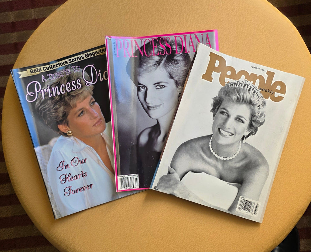 Princess Diana Tribute Magazine Set (3) – Memorial Issues – 1997 – Royal Family Collectibles